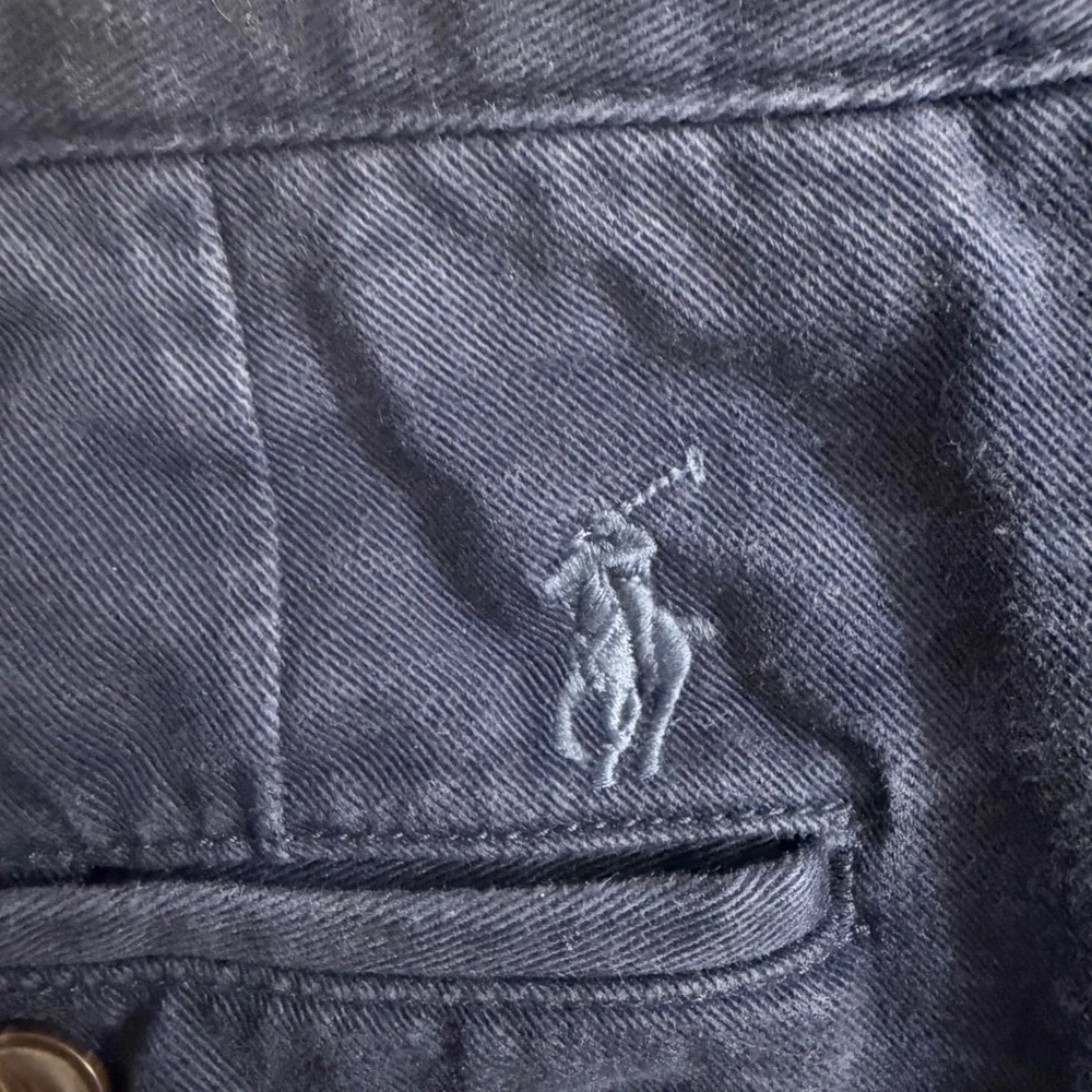 Polo Ralph Lauren Mens Navy Blue Marlin Anchor Embroidered Shorts Classic Fit 36